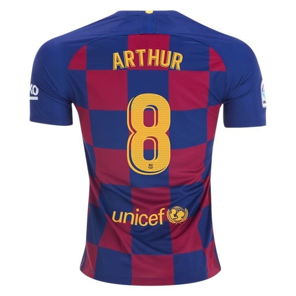 Camiseta Barcelona NO.8 Arthur Segunda equipo 2019-20 Amarillo